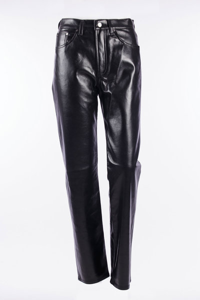 Lederhose Lana High Rise Vintage Straight A341-1285 black, Agolde