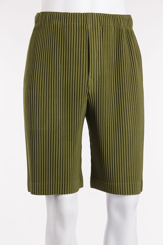Shorts HP56-JF184 green, Homme Plissé Issey Miyake