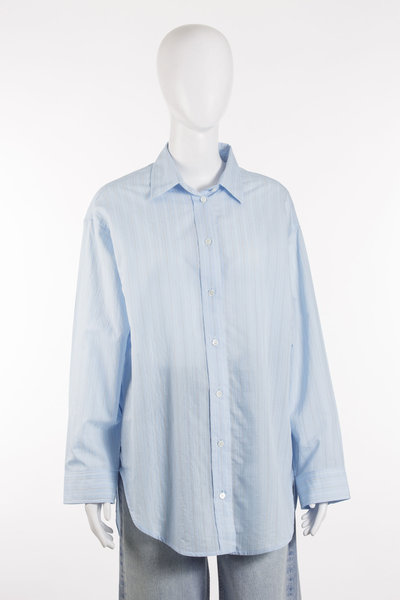 Bluse Sona Shirt A7450-1945 stripe powder blue, Agolde