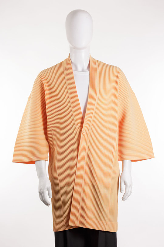 Mantel HP66-JL041 orange, Homme Plissé Issey Miyake