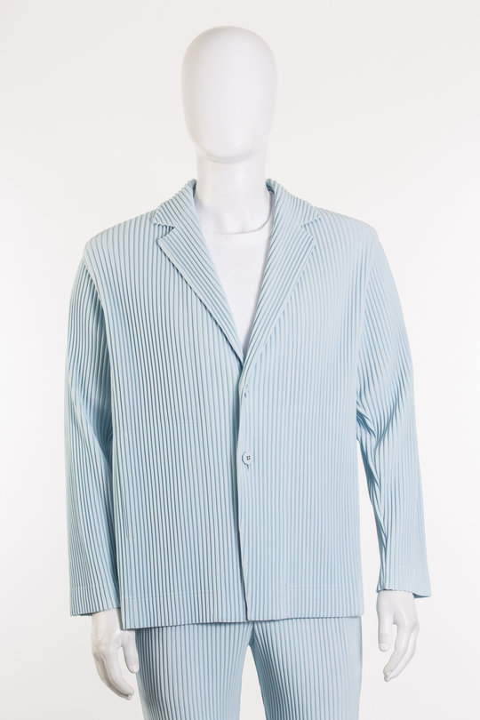 Blazer HP46-JD155 light blue, Homme Plissé Issey Miyake