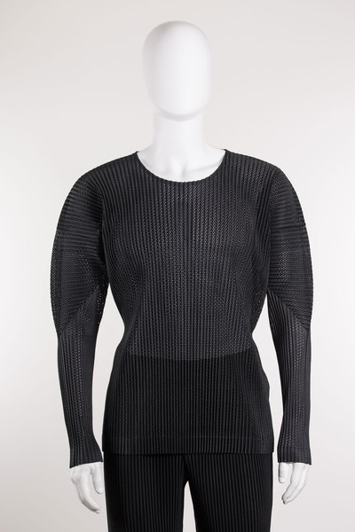Longsleeve HP56-JK370 black, Homme Plissé Issey Miyake