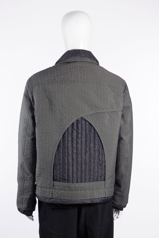 Jacke WOJKT123 Double Quilt Worker army green, CRAIG GREEN