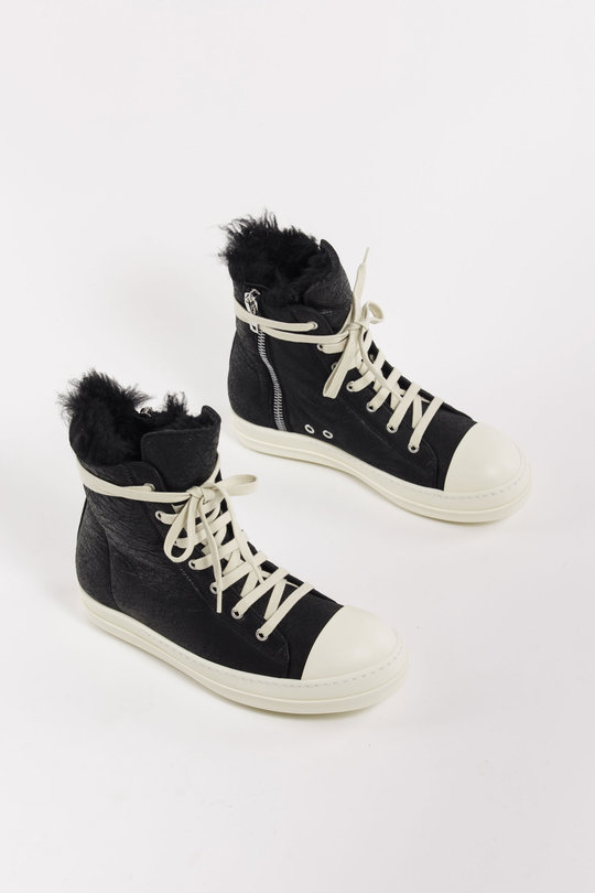 Sneaker RU02E1890 LSHC Sneakers black/fur, Rick Owens