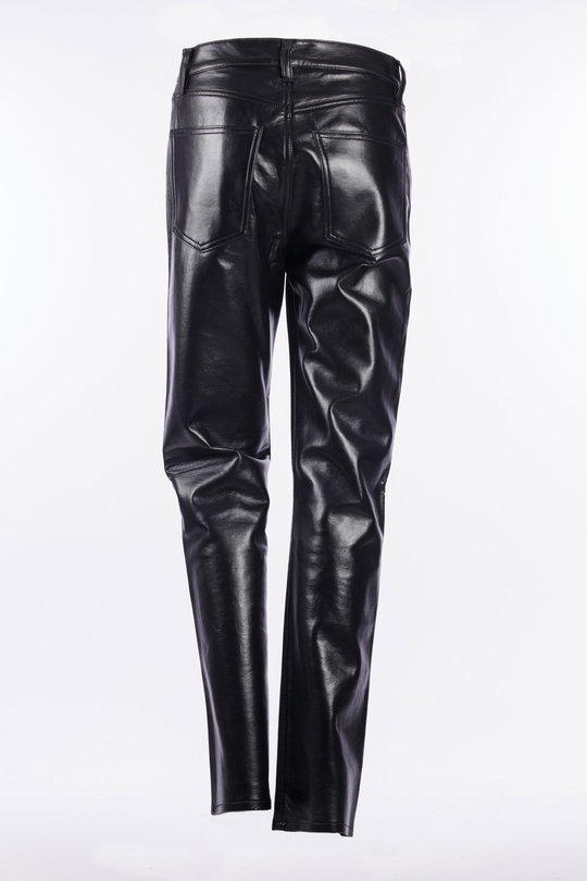 Lederhose Lana High Rise Vintage Straight A341-1285 black, Agolde