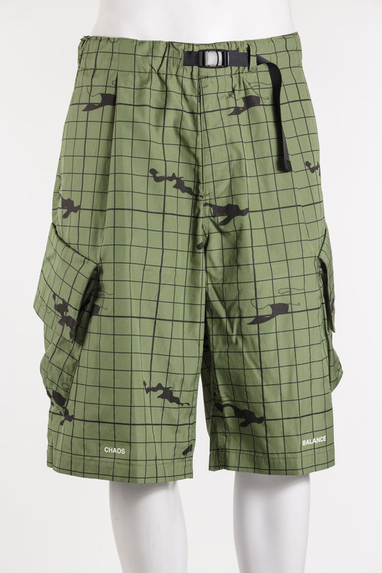 Shorts UP1F4510-1 green/black, Undercover