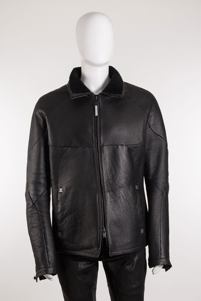 Lederjacke Robuste Stark H26 black, Isaac Sellam