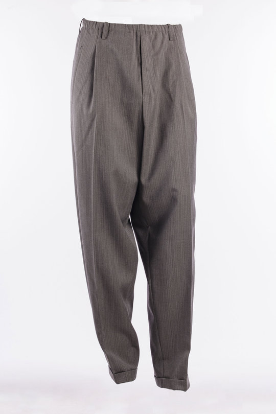 Hose MGFW26PA01721 People's Pants grey/brown, MAGLIANO
