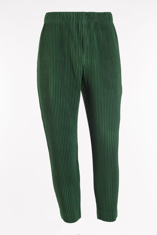 Hose HP48-JF109 green, Homme Plissé Issey Miyake