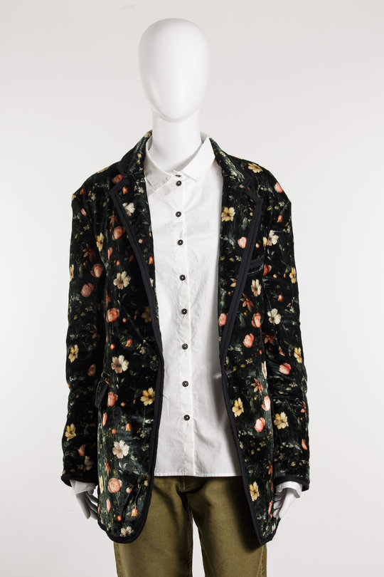 Sakko R13WR527 Blazer With Chiffon Trim multi, R 13