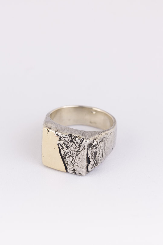 Ring A250 silver and gold, ENRI MARS