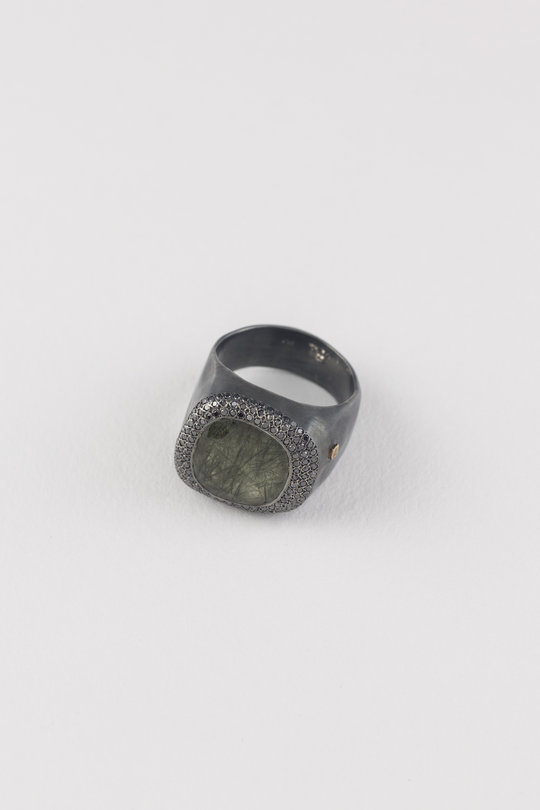 Ring mit Rauchquarz green, Rosa Maria Jewellery