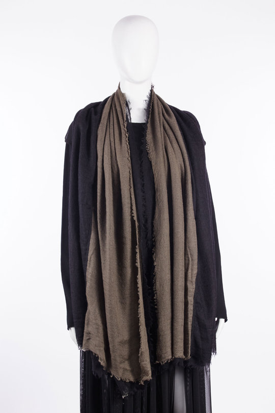 Schal W26715P-W black/brown, Frenckenberger