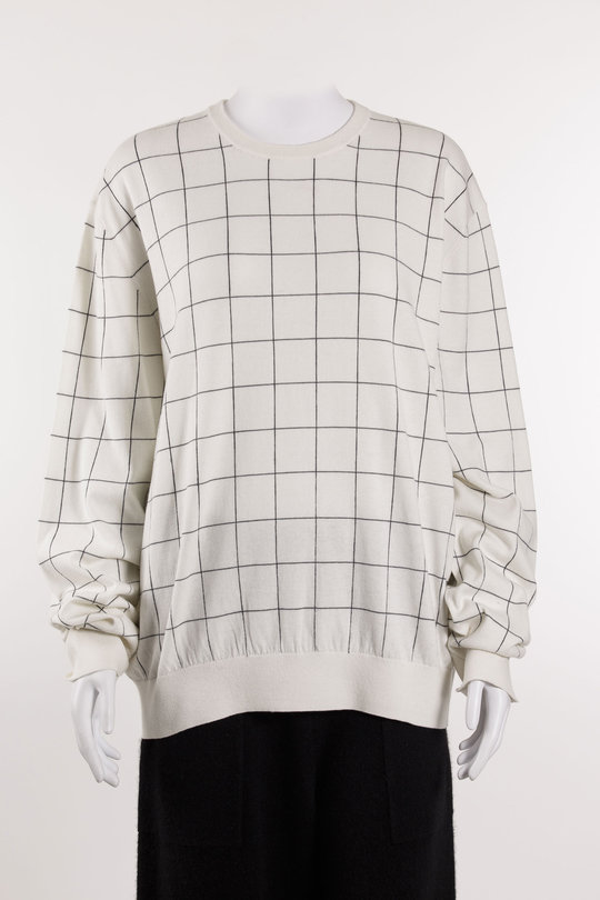Pullover S25203-CA checkered BF r-neck Sweater multi, Frenckenberger