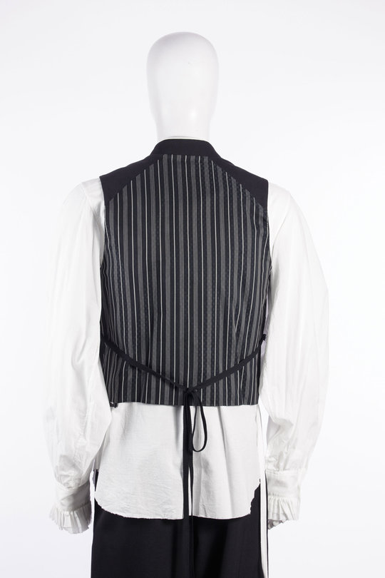 Weste Kyle Straight Diplomatic Waistcoat black, Ann Demeulemeester