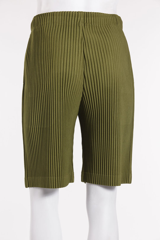 Shorts HP56-JF184 green, Homme Plissé Issey Miyake