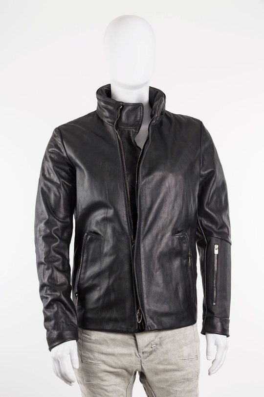 Lederjacke Imola black, Daniele Basta
