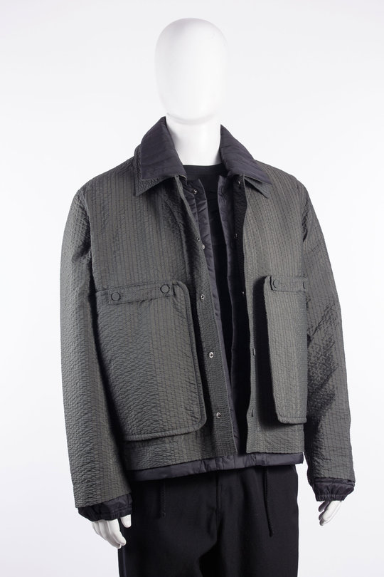 Jacke WOJKT123 Double Quilt Worker army green, CRAIG GREEN