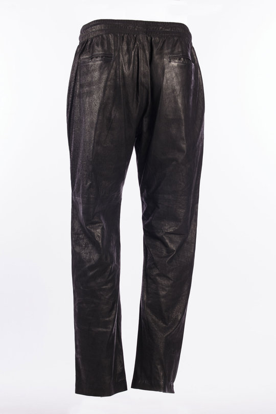 Lederhose GU27F24010VBRUSH black, Giorgio Brato