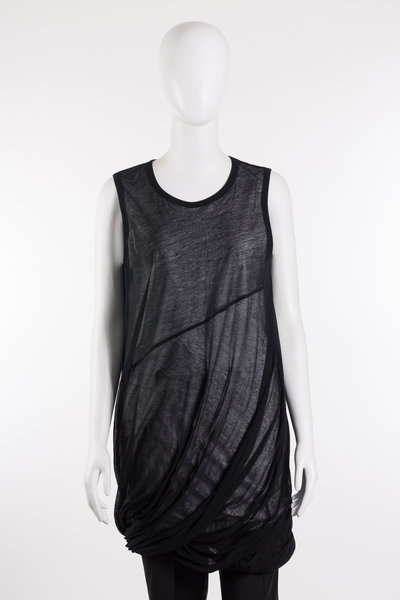 Kleid 002HW601 Str Bubble Dress black/ white, Helmut Lang