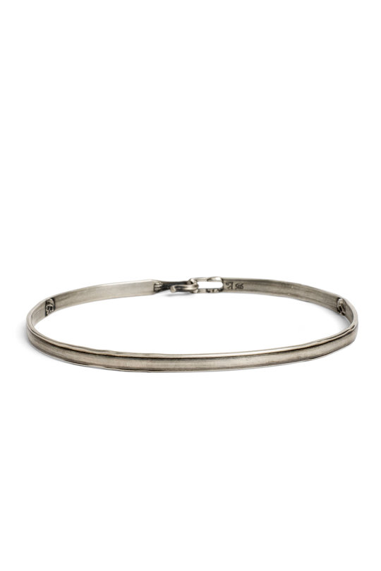 Armband Bangel Hook Skull silver, Werkstatt Muenchen