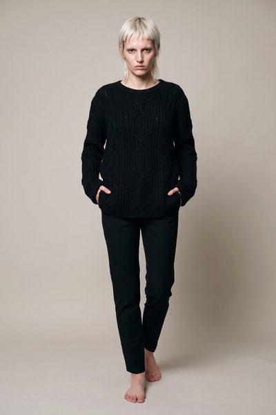 Pullover 226 453 07 01 black, RUNDHOLZ