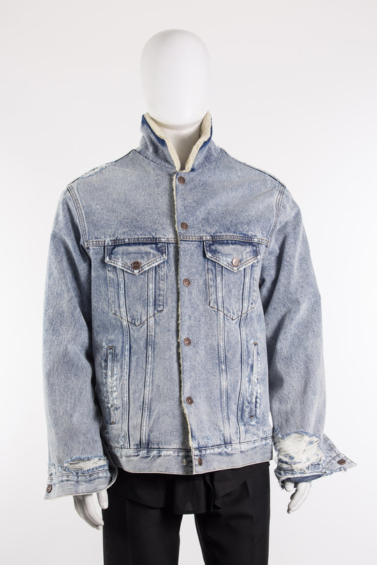 Jeansjacke S62AN0016 light blue denim, MM6