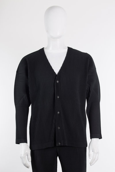 Jacke Cardigan HP39-JL441 black, Homme Plissé Issey Miyake