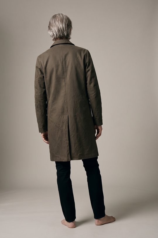 Mantel CP-12 TRENCH COAT GREIGE/ARMY, Poeme Bohemien