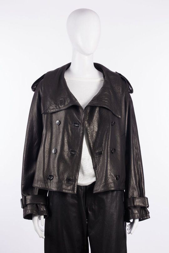 Lederjacke GD27F01102MGA black, Giorgio Brato