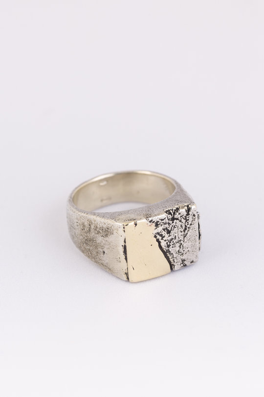 Ring A250 silver and gold, ENRI MARS