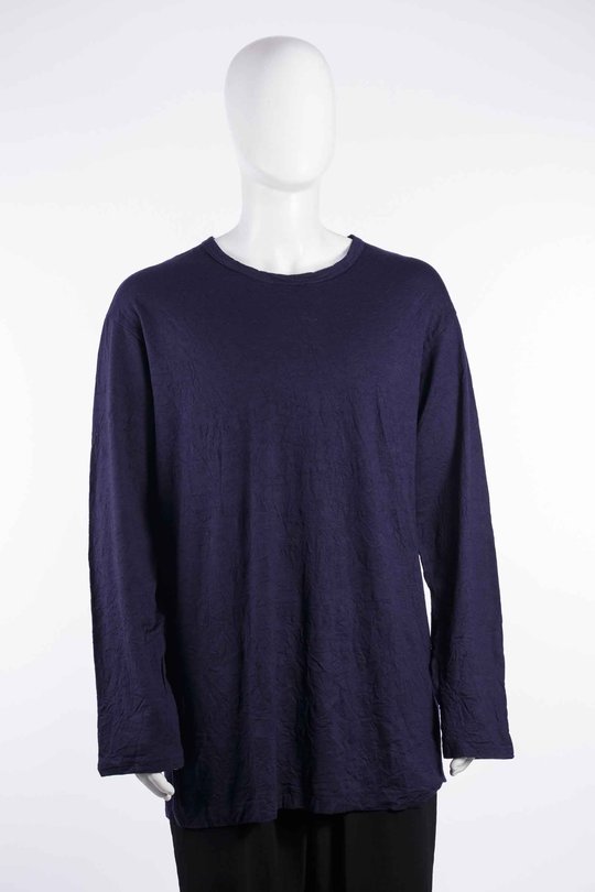 Longsleeve HW-T09-171 blue, Yohji Yamamoto