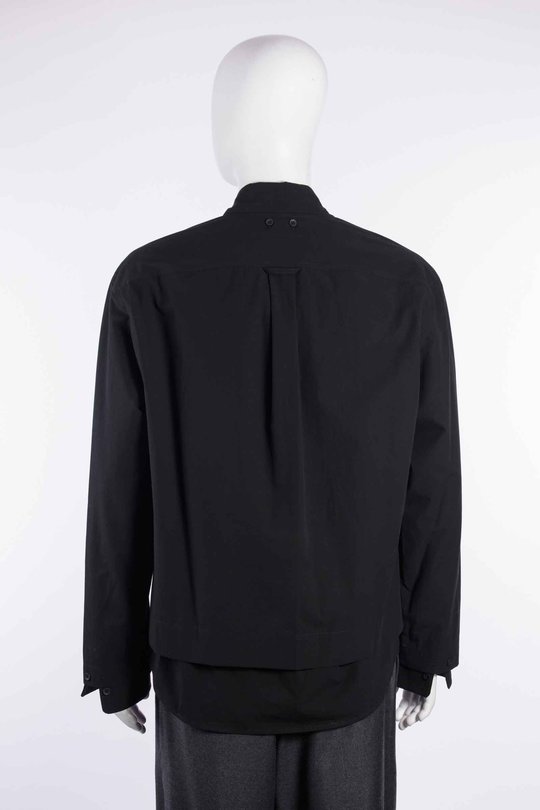 Hemd CGAW26WOSHI81 Layered Shirt black, CRAIG GREEN