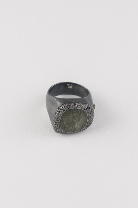 Ring mit Rauchquarz green, Rosa Maria Jewellery