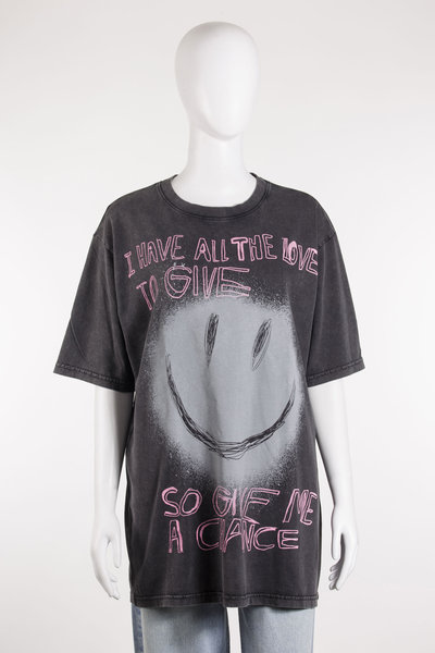 T-Shirt SFMCO 08 09 S26 Smiley Give Chance stone, Simeon Farrar