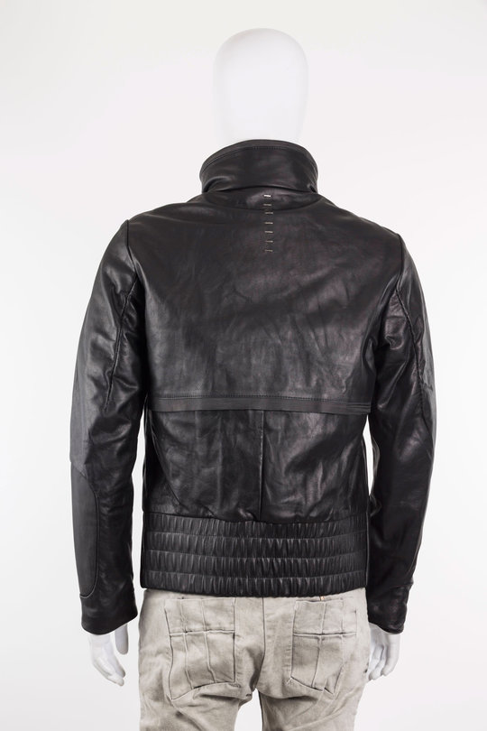 Lederjacke Imola black, Daniele Basta