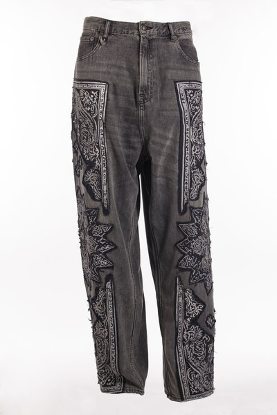 Hose R13WD065 Venti Jean ash bandana, R 13