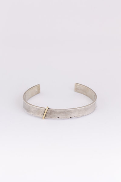 Armreif  3 silber and gold, ENRI MARS