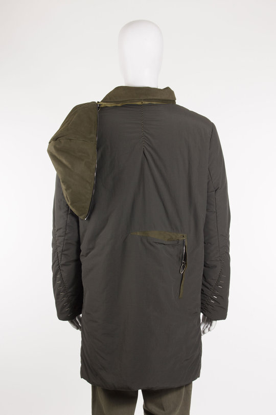 Mantel Plutone Long TGRP olive, Daniele Basta