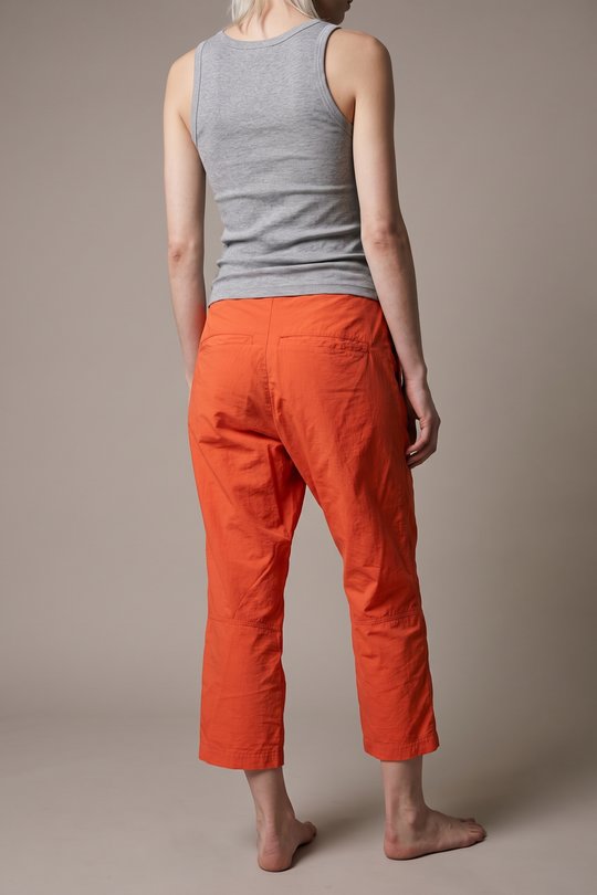 Hose 125 224 01 12 mandarine, RUNDHOLZ