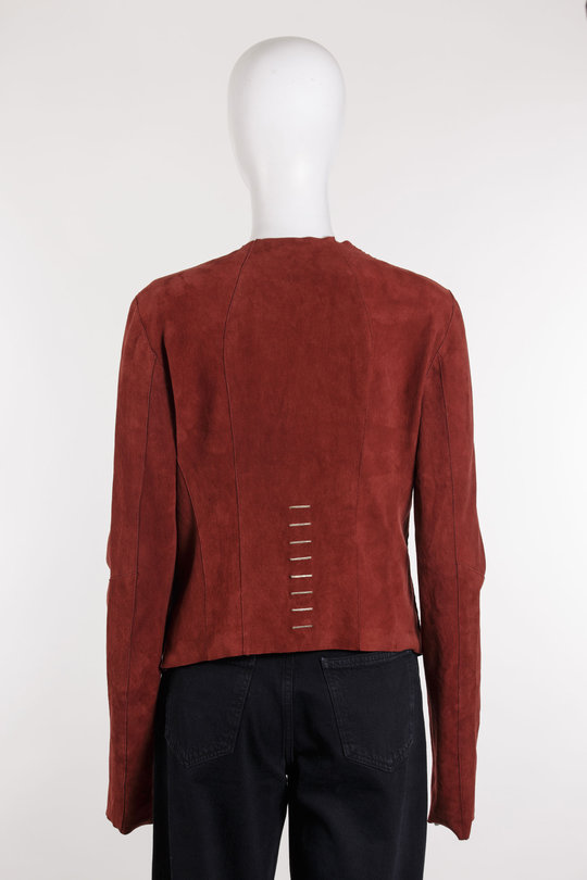 Lederjacke DB1107X28STGR red, Daniele Basta