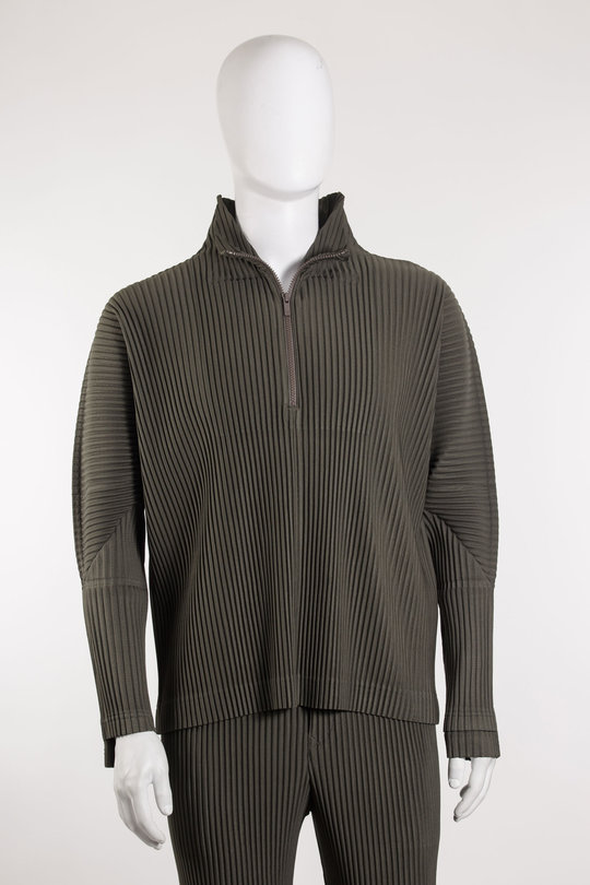 Pullover HP58-JK112 olive, Homme Plissé Issey Miyake