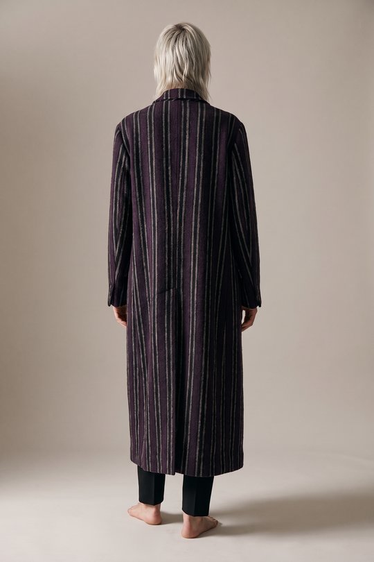 Mantel 226 1151210 purple stripe, RUNDHOLZ