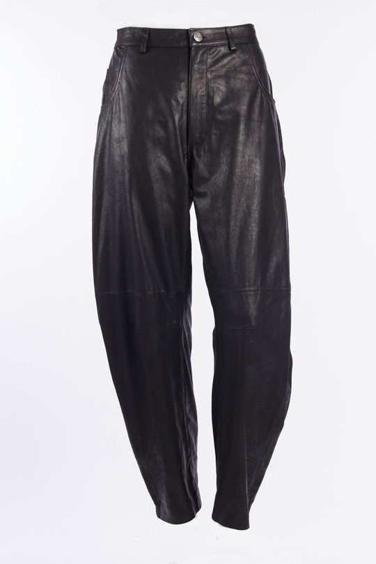 Lederhose GD27F25068VBRUSH black, Giorgio Brato