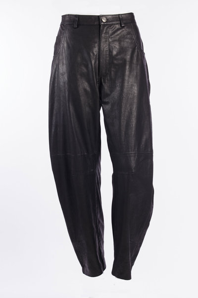 Lederhose GD27F25068VBRUSH black, Giorgio Brato