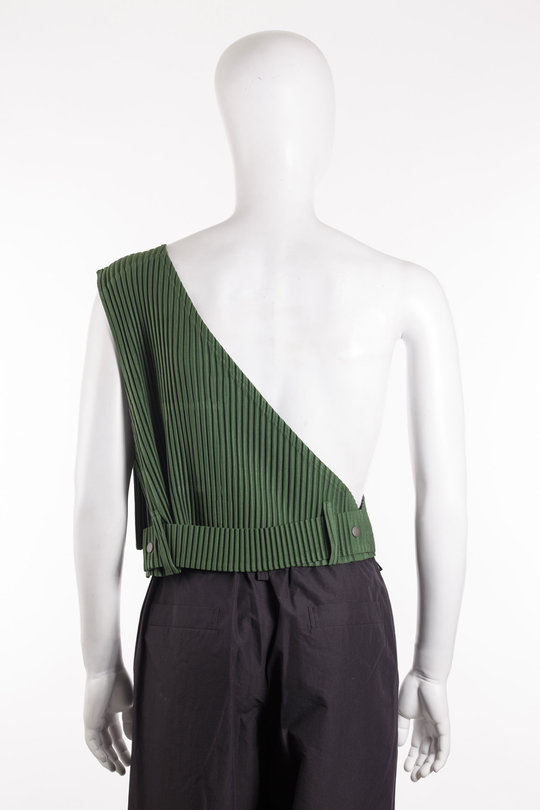 Weste HP66-JE220 green, Homme Plissé Issey Miyake