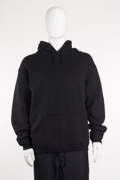 Hoodie ML-T79-991-2 black with print, Y’s - YOHJI YAMAMOTO