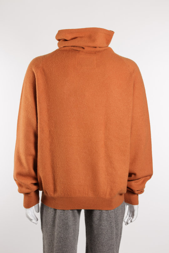 Pullover W25206-X BF High Neck deeporange, Frenckenberger