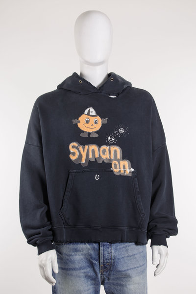 Hoodie Synanon Hoodie faded darkgrey, Paly Hollywood