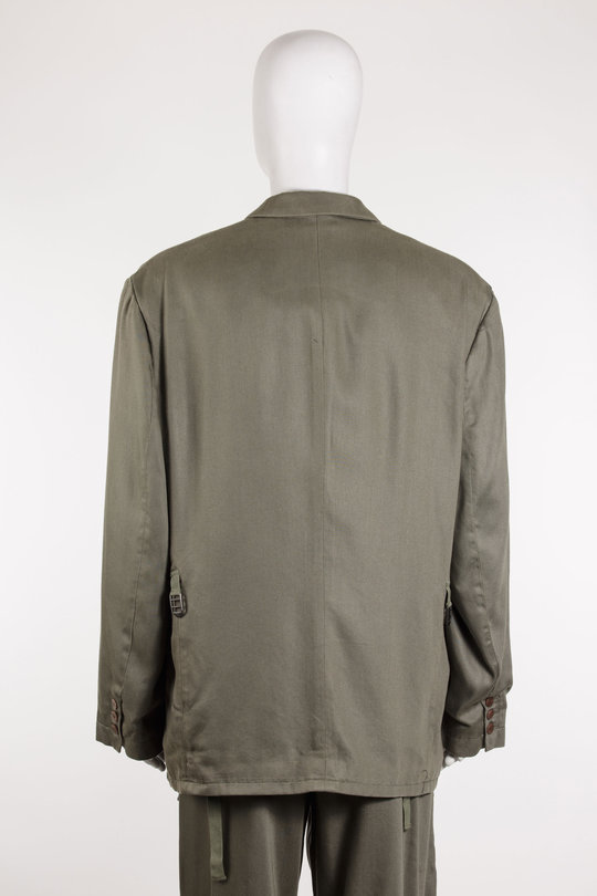 Sakko U78018032 Polleggio Double Breasted military green, MAGLIANO